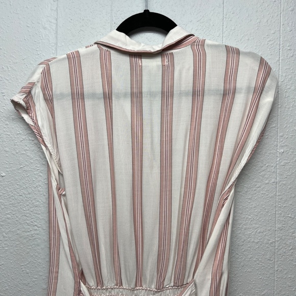 Max Studio Striped Top Womens Medium Business Casual Career Workwear Office - Picture 6 of 10